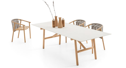 Isamu spisebord, utendørsmøbler Ditre italia