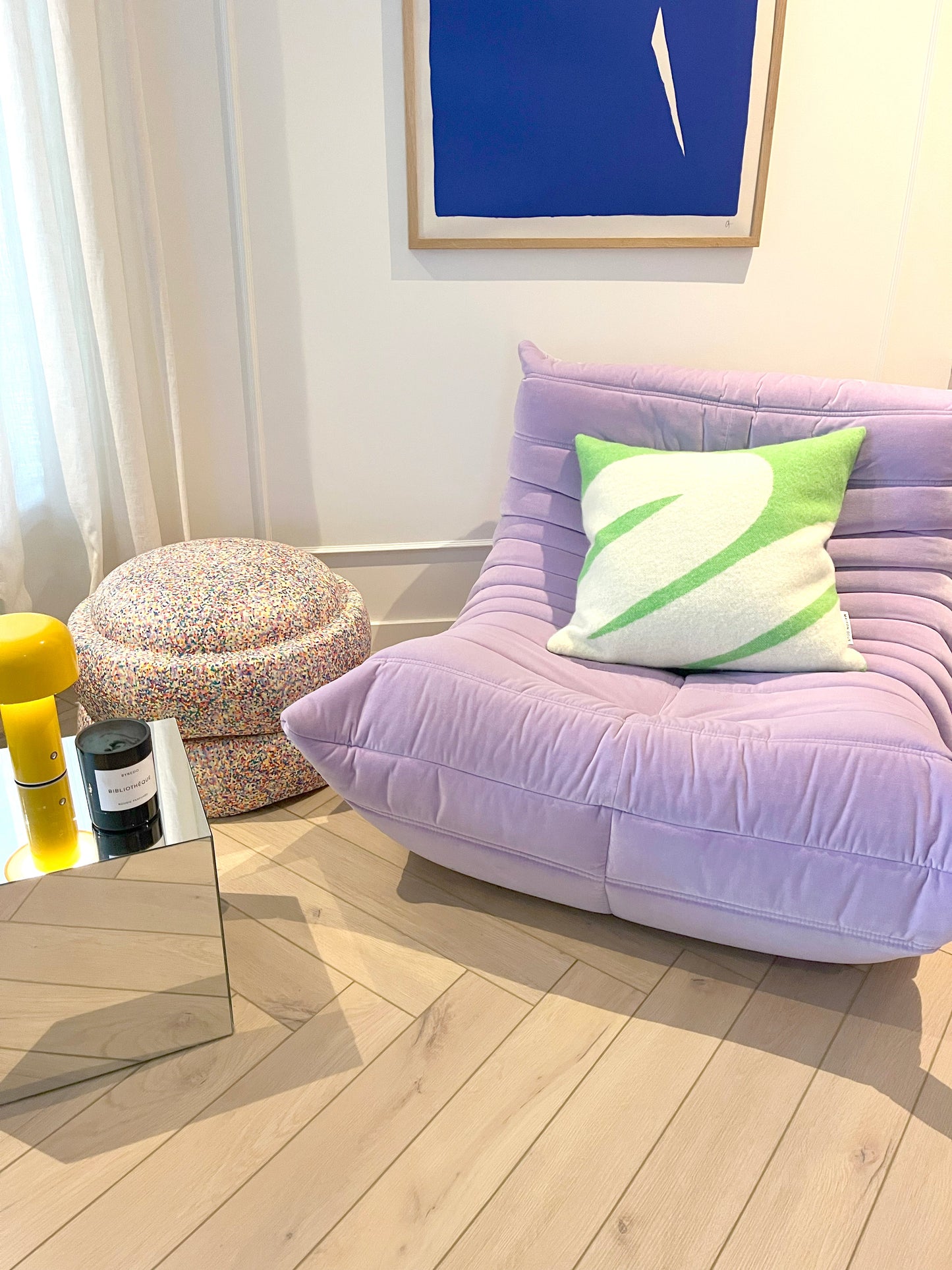 Swirl Pyntepute ull Apple white