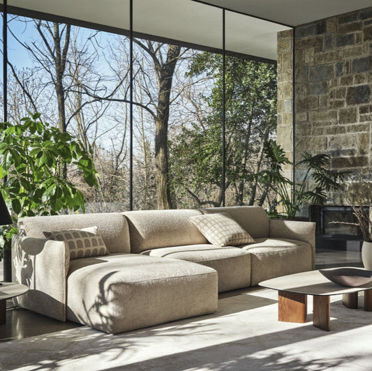 Axis sofa med chaiselongue