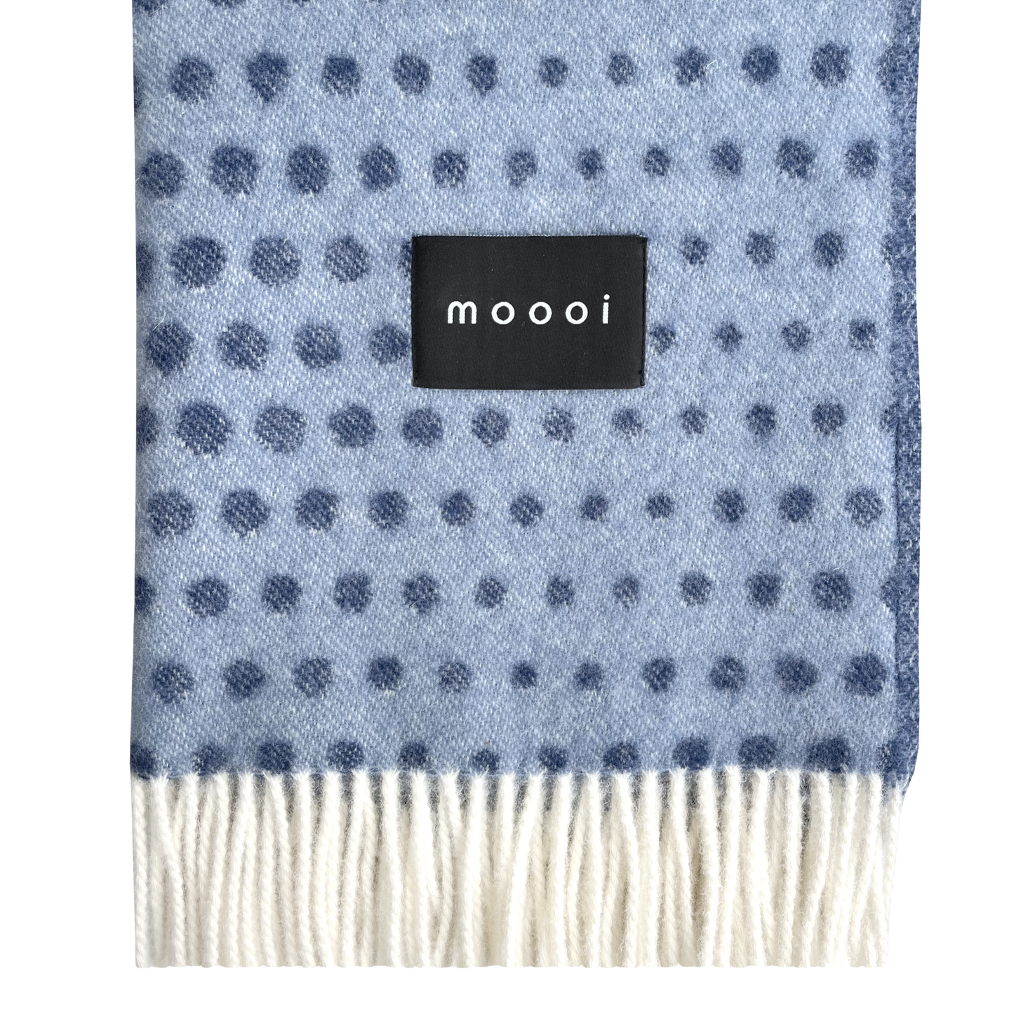 Moooi Blooming Seadragon Ullpledd_Denim Navy