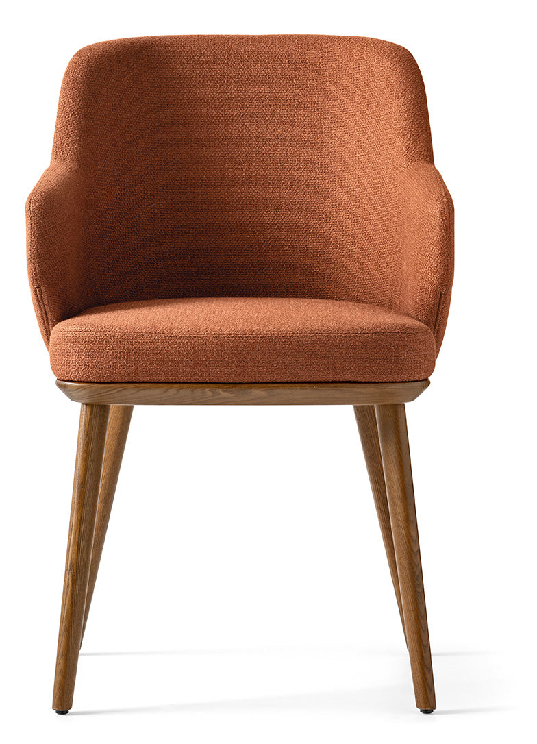 Foyer spisestuestol med arm, treben