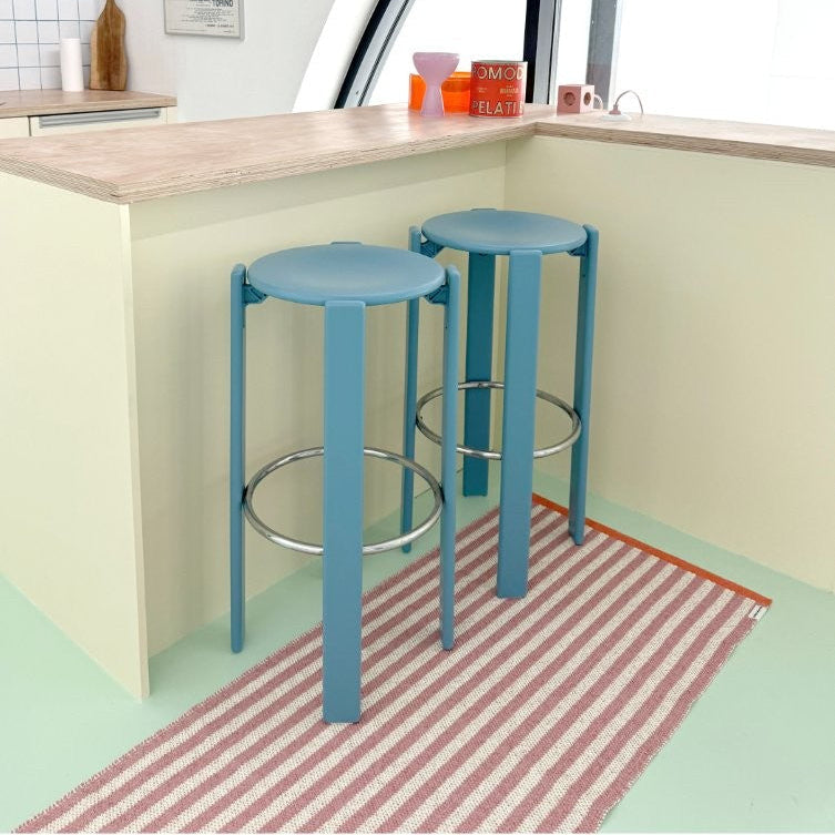 Stripe Teppe Bublegum plast gulvteppe inne/ute flere størrelser