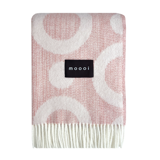 Moooi Umbrella Squid Ullpledd Dusty Pink