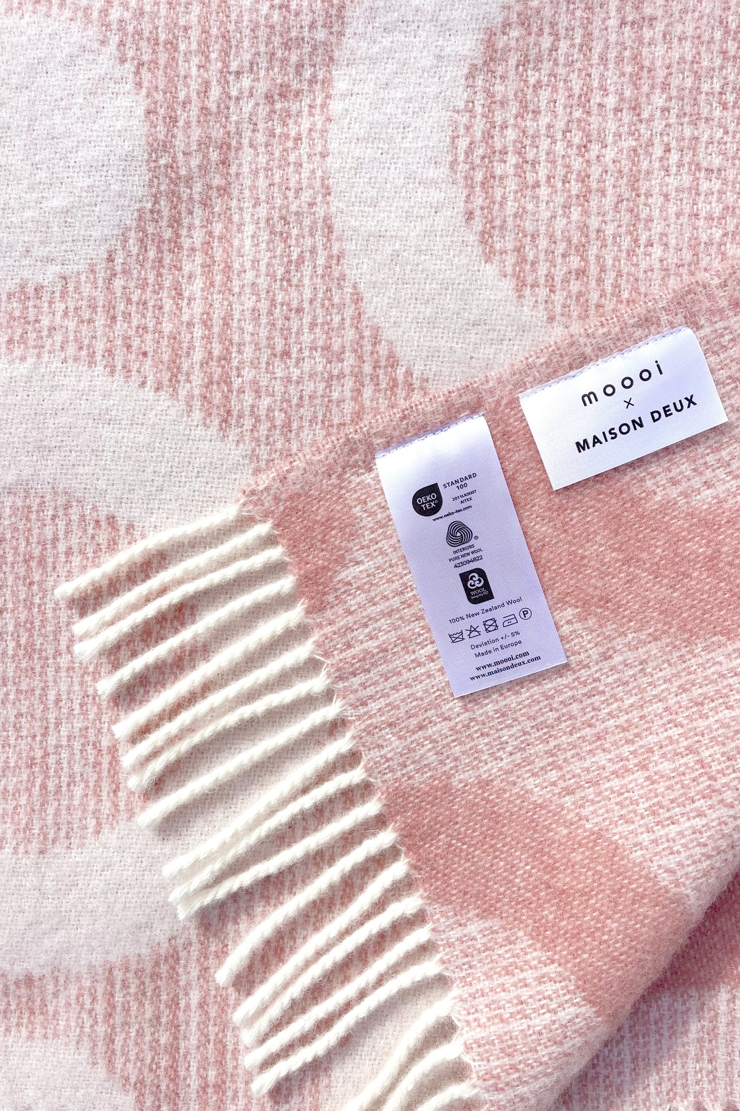 Moooi Umbrella Squid Ullpledd Dusty Pink