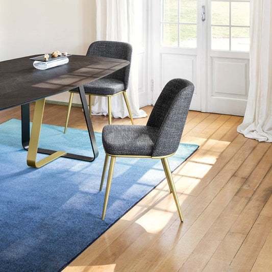 Foyer spisestuestol, metallben