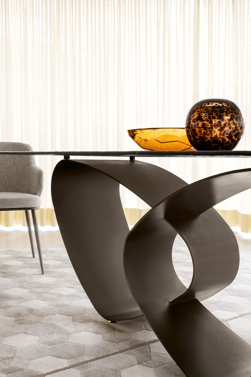 Foyer spisestuestol med arm, metallben