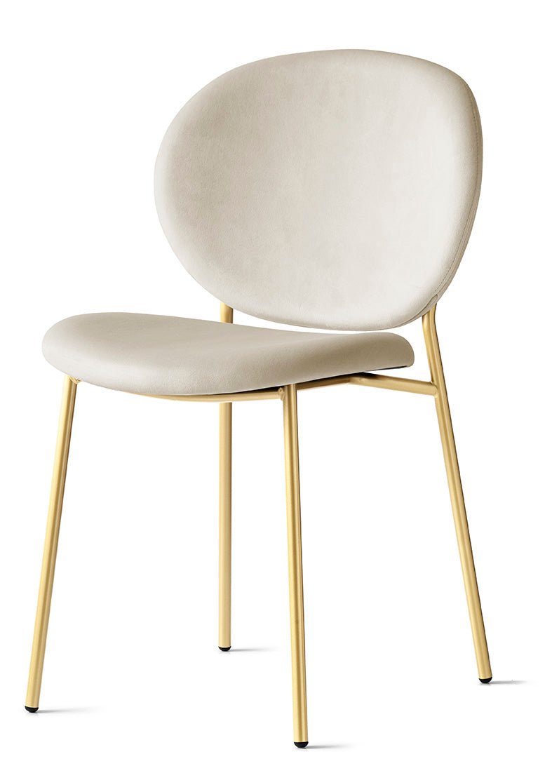 Ines spisestuestol med metallben, CS2004, en del av kategorien spisestuestol - At Home Interiør