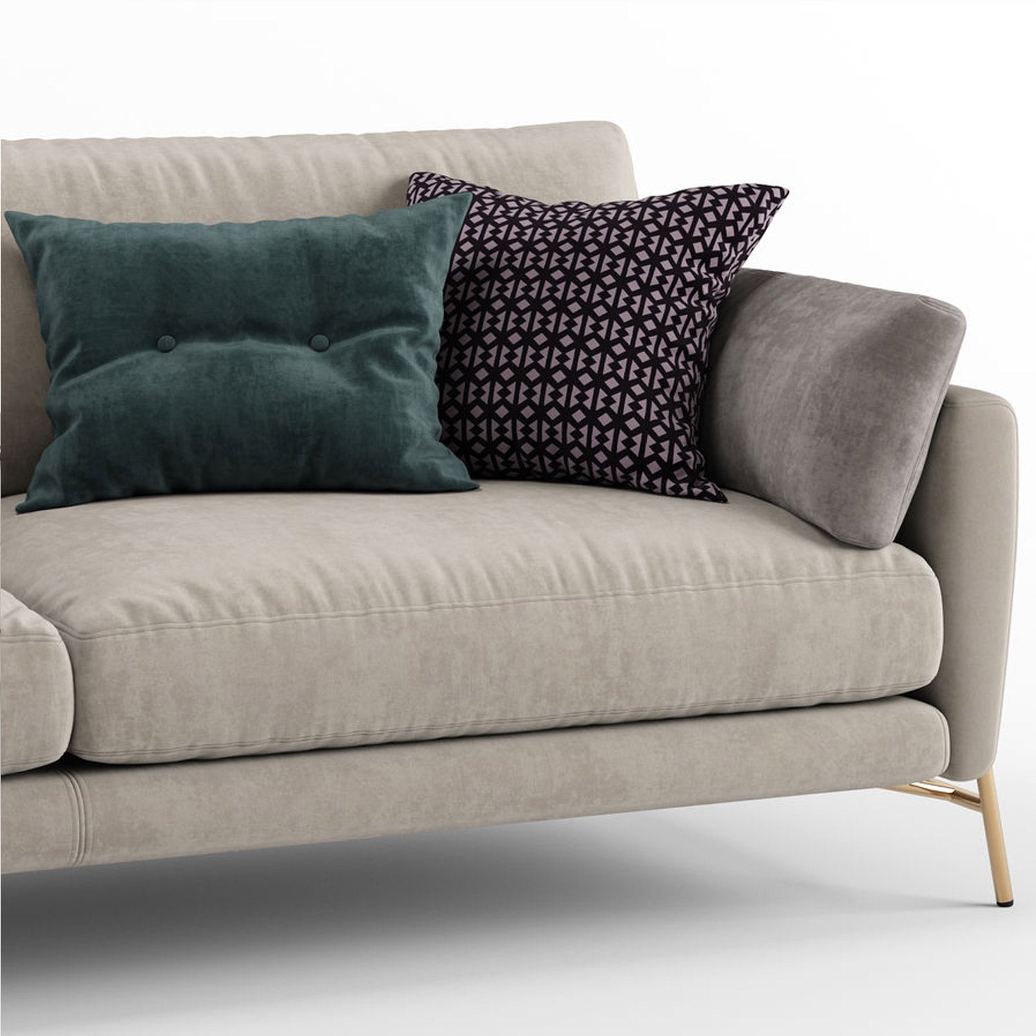 Le Marais 3-seter m/ Chaiselounge, en del av kategorien Modulsofa - At Home Interiør