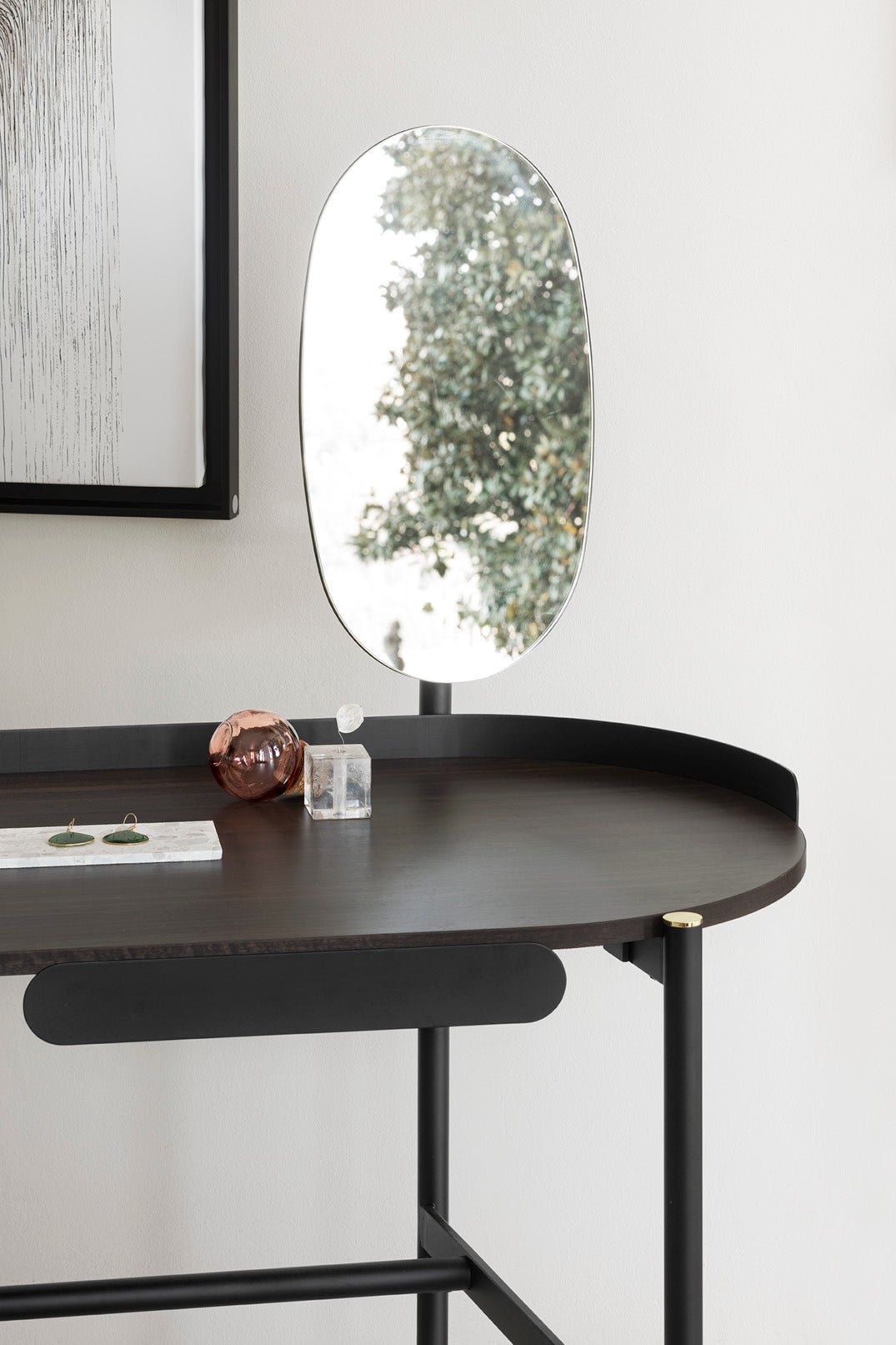 Madame desk med speil, en del av kategorien skrivebord - At Home Interiør