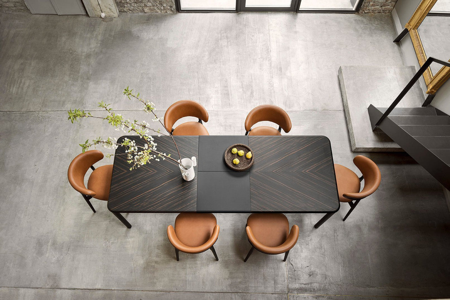 Oleandro spisestuestol med treben, Softer, en del av kategorien spisestuestol - At Home Interiør