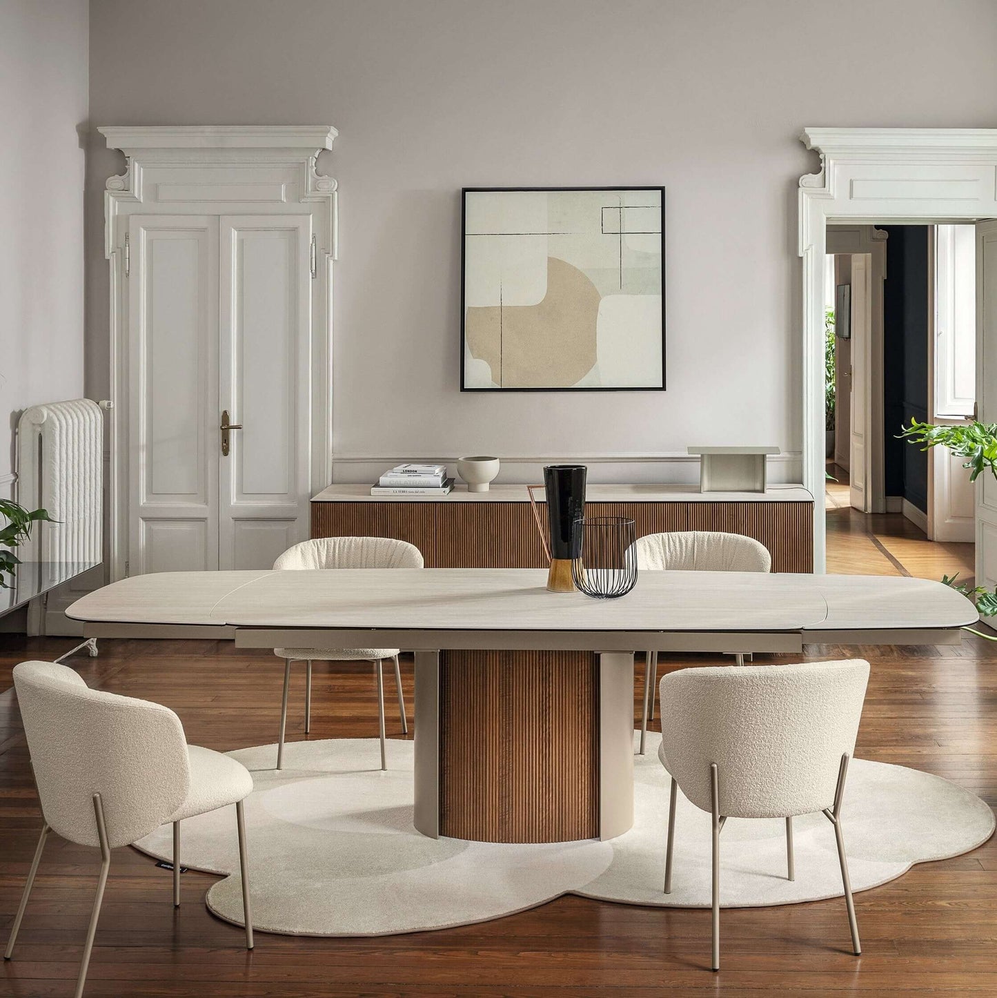 Sweel spisestuestol, metallben, en del av kategorien spisestuestol - At Home Interiør