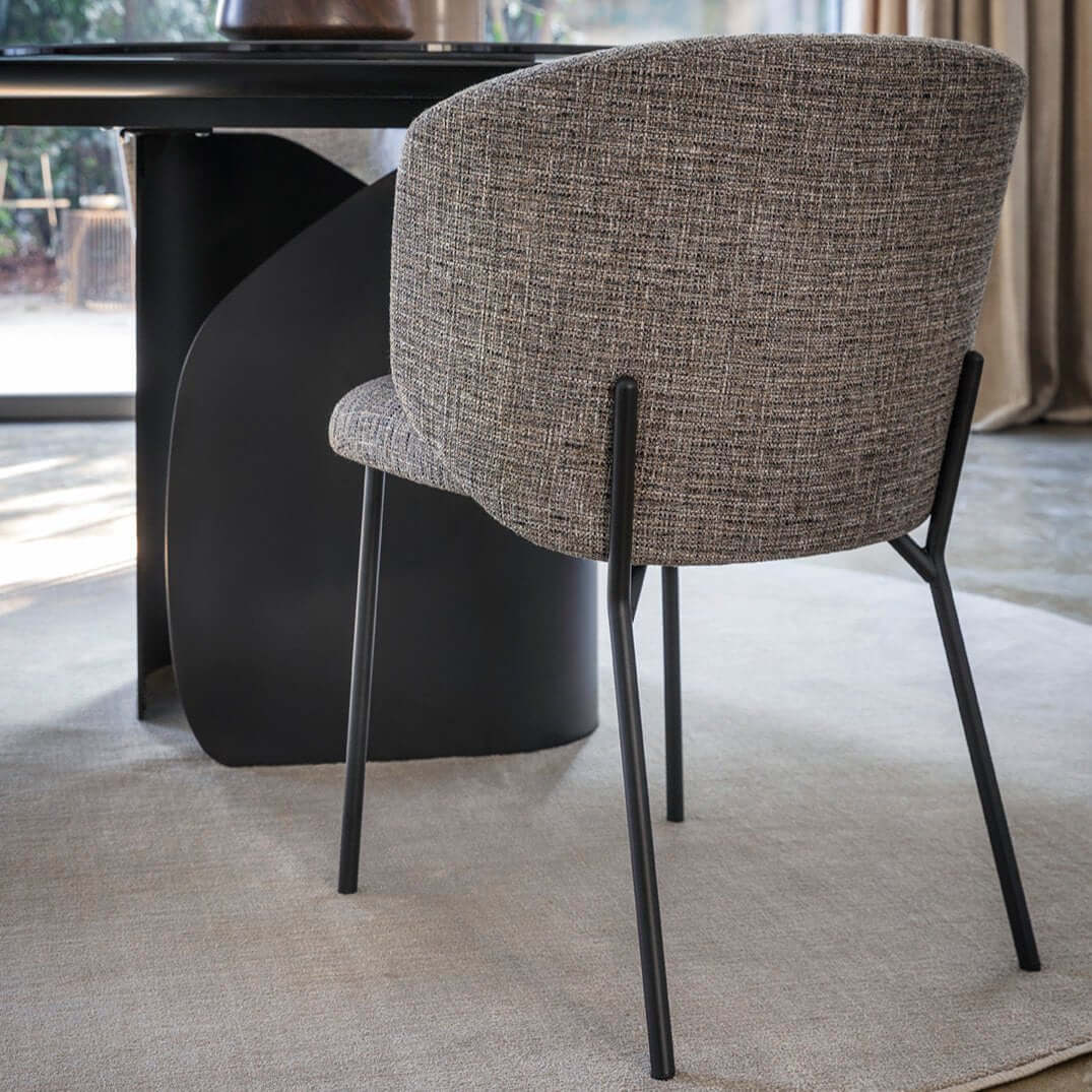 Sweel spisestuestol, metallben, en del av kategorien spisestuestol - At Home Interiør