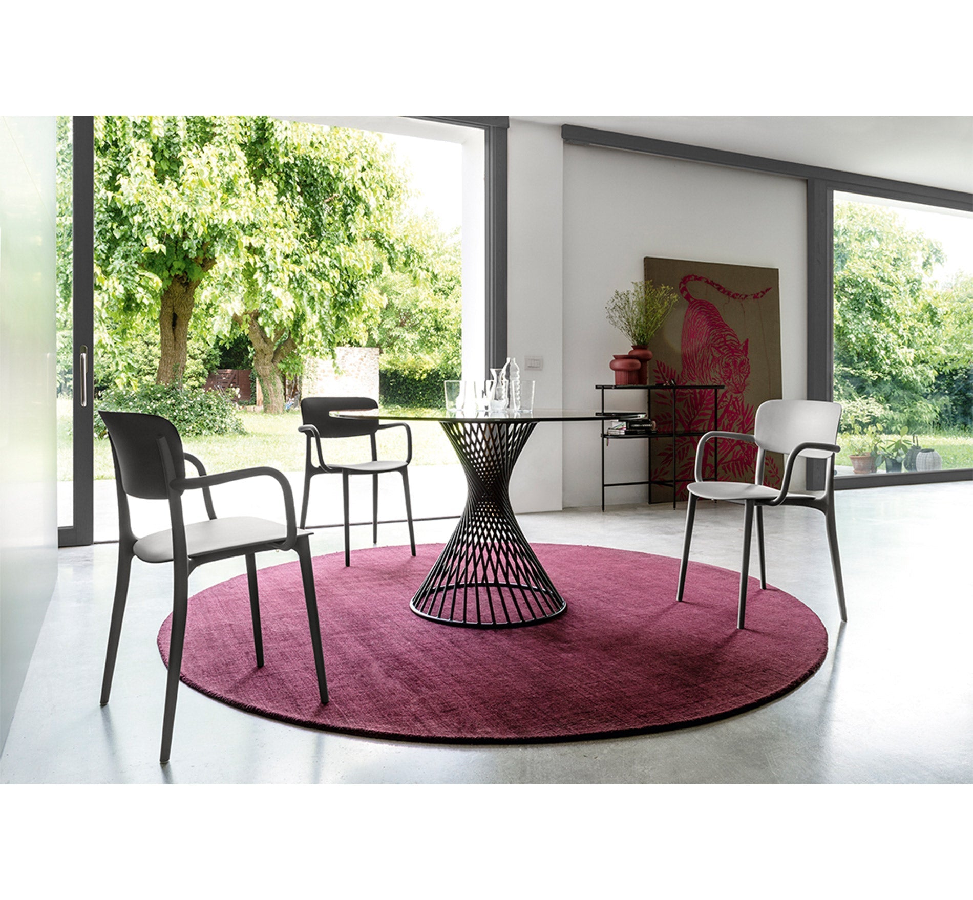 Vortex 120 Glass spisebord, en del av kategorien Spisebord - At Home Interiør